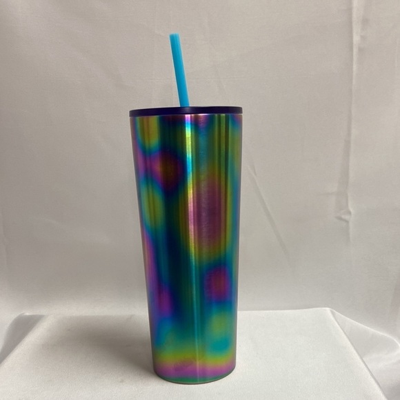 Starbucks Metallic Rainbow Iridescent 24oz Metal Tumbler NWT - Picture 2 of 2